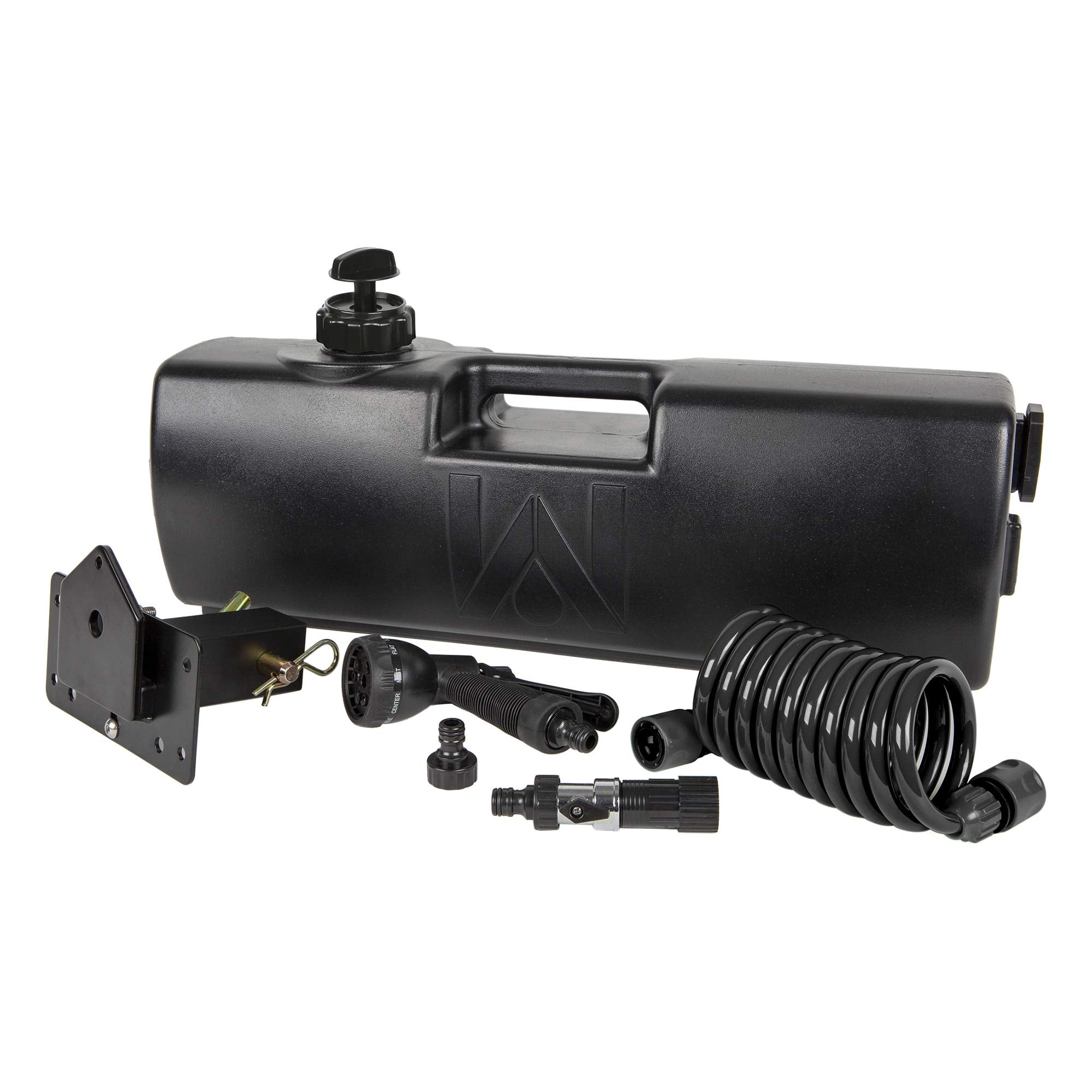 Waterport 4.0 Gallon Self-Pressurized Water Tank For Camping Showers, Bumper Mount Or Bed Mount Vehicle Water Storage For Trucks & Off Road Vehicles